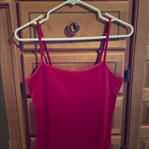 Red Tank Top w/ built in bra